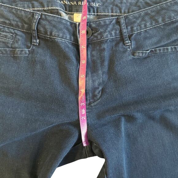 Banana Republic Jeans Women's Size 29 Blue bootcut Mid Rise Dark Wash 1184 - Picture 9 of 14